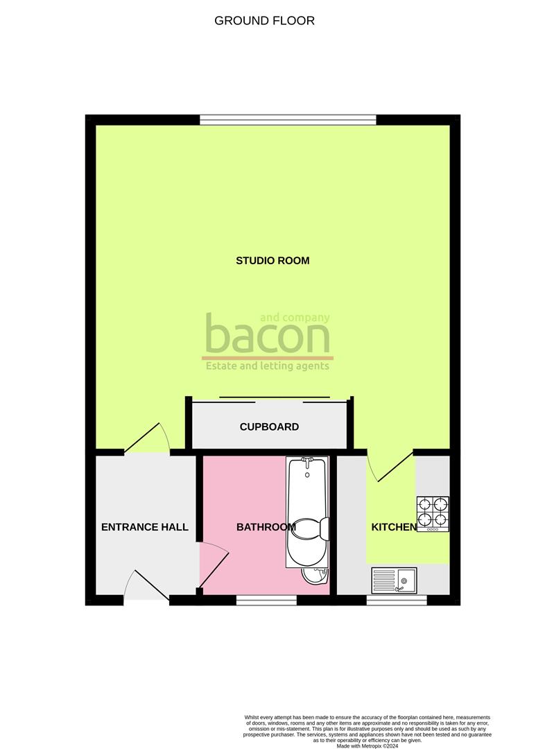 Floor Plan | Apartment | Broadwater Street East, Worthing | Let Agreed